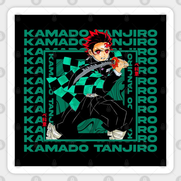 Tanjiro Kamado Magnet by KUSE ART